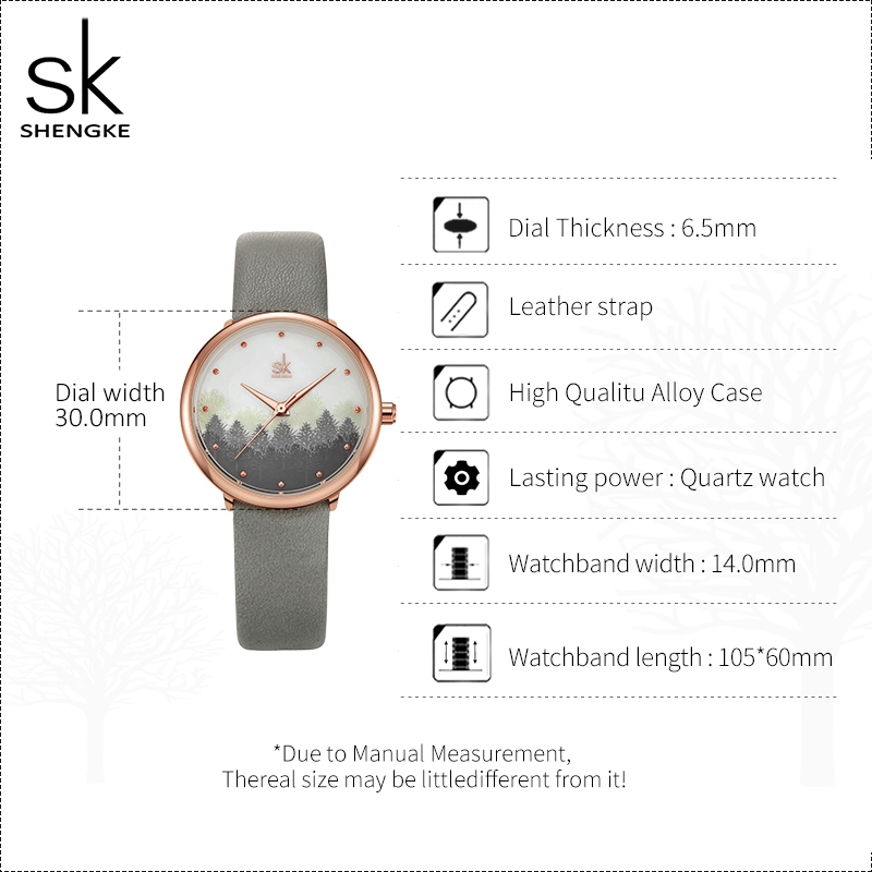 Đồng Hồ Đeo Tay Nữ Shengke Máy Nhật Dây Da Phong Cách Trung Quốc Thiết Kế Độc Đáo | BigBuy360 - bigbuy360.vn