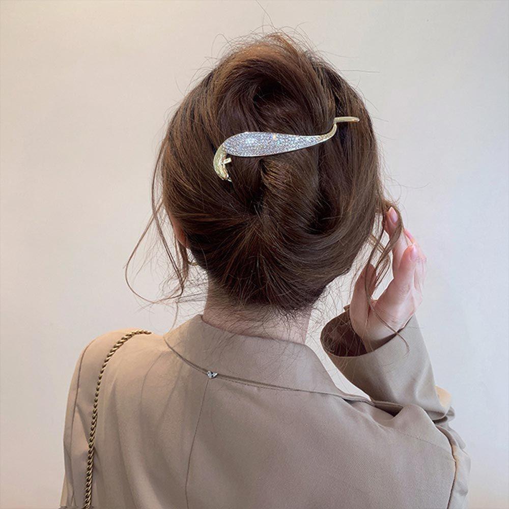 Kẹp Tóc Họa Tiết Hình Học Phong Cách Vintage Cho Nữ