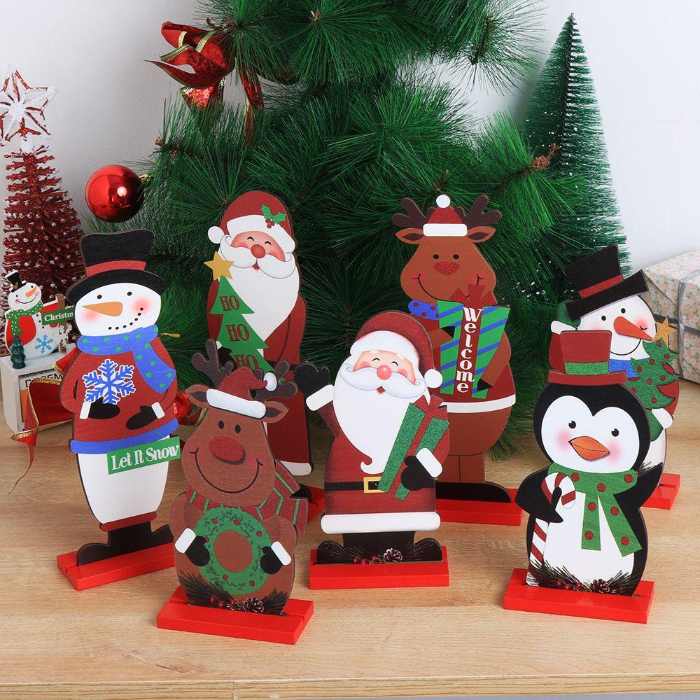 Phụ Kiện Trang Trí Giáng Sinh Hình Ông Già Noel / Người Tuyết Dễ Thương