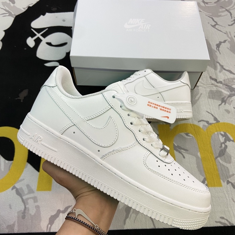 Giày Ni_KE Air Force 1 Trắng Full Bản Cao Cấp, Giày Thể Thao AF1 Trắng Quốc Dân SC Cực Hot Hàng FullBox