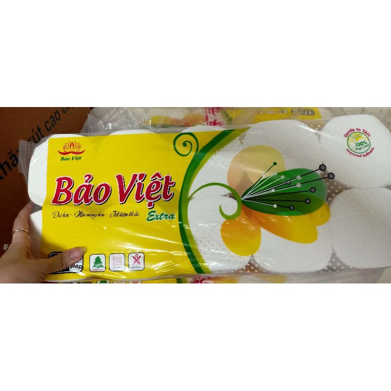 Giấy vệ sinh cao cấp Bảo Việt lốc 10 cuộn