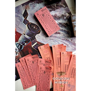 SET 10 MẪU TICKET XE BUS-100 miếng