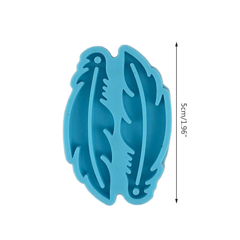 Khuôn Silicone Tạo Hình Lông Vũ Làm Trang Sức Diy