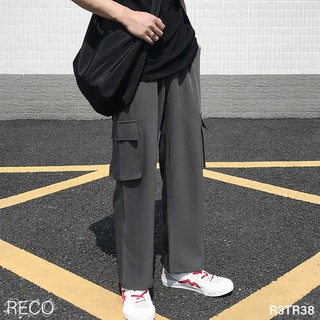 Quần vải nam nữ Hàn Quốc dáng rộng Trousers Loose R3TR38