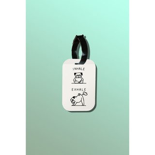 Thẻ hành lý của chodole làm bằng gỗ ép cán nhựa cao cấp in hình thú cưng Pet Lovers Yoga