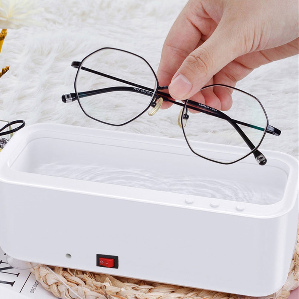 Máy Vệ Sinh Siêu Âm Máy Rửa Rung Tần Số Cao 45000Hz Máy Rửa Kính Trang Sức Đồng Hồ LIFE08 Nhỏ
