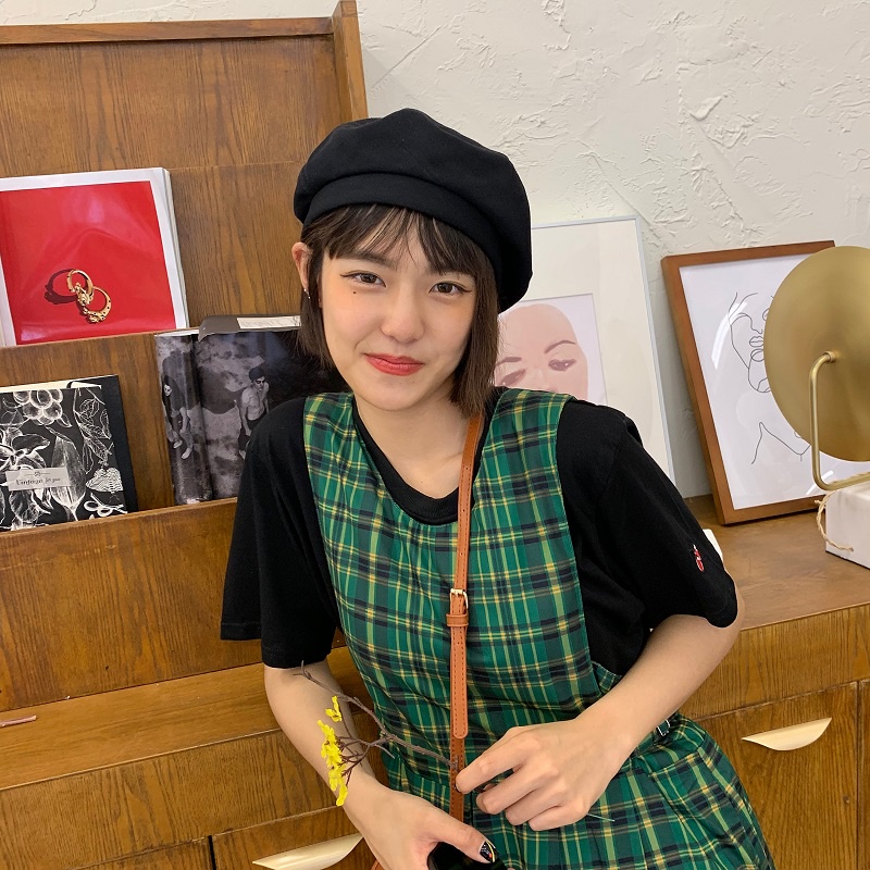 Mũ beret màu sắc cổ điển cho nữ