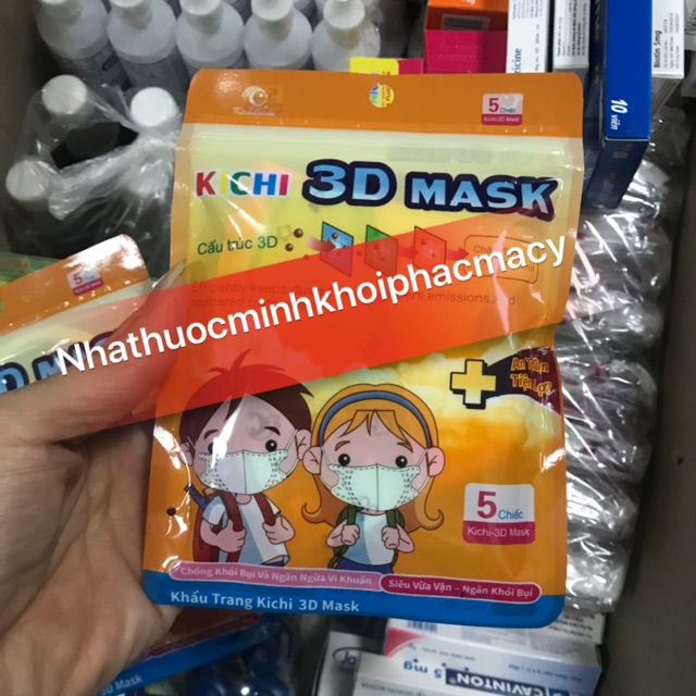 KHẨU TRANG KICHI 3D MASK