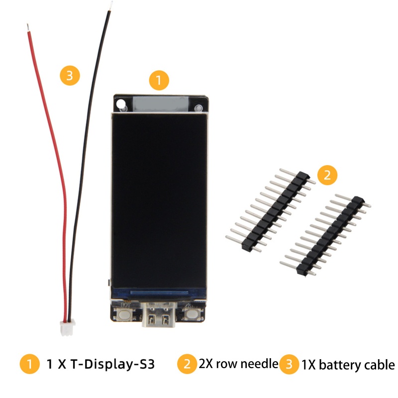 Bảng Mạch Phát Triển Kết Nối Bluetooth 5.0 Không Dây T-Display-S3 Lõi Kép Màn Hình LCD 1.9in
