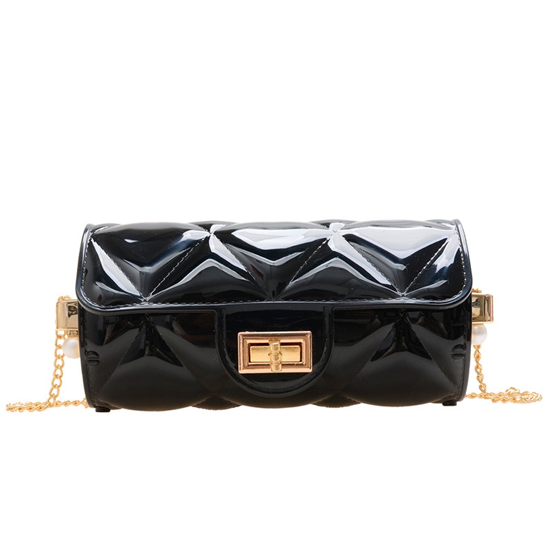 Túi Đeo Chéo mini Hình Trụ Họa Tiết Hình Thoi Thời Trang Mùa Hè 2022 Cho Nữ