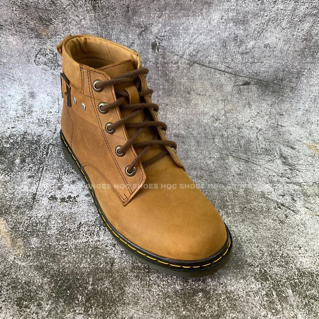Giày Da Nam Cao Cấp Da Bò Nhập Khẩu Nguyên Tấm - Đế Cao Su Đúc Siêu Bền - Phong Cách Trẻ Trung Năng Động Dr586