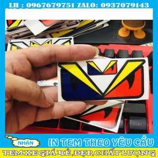 Tem mắt fendy nhỏ size 4x8.5