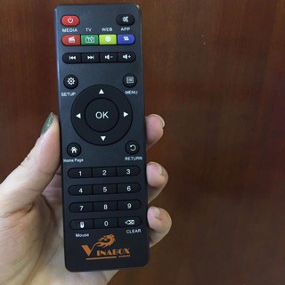 Điều khiển Remote Vinabox sử dụng tất cả đầu Box TV Vinabox