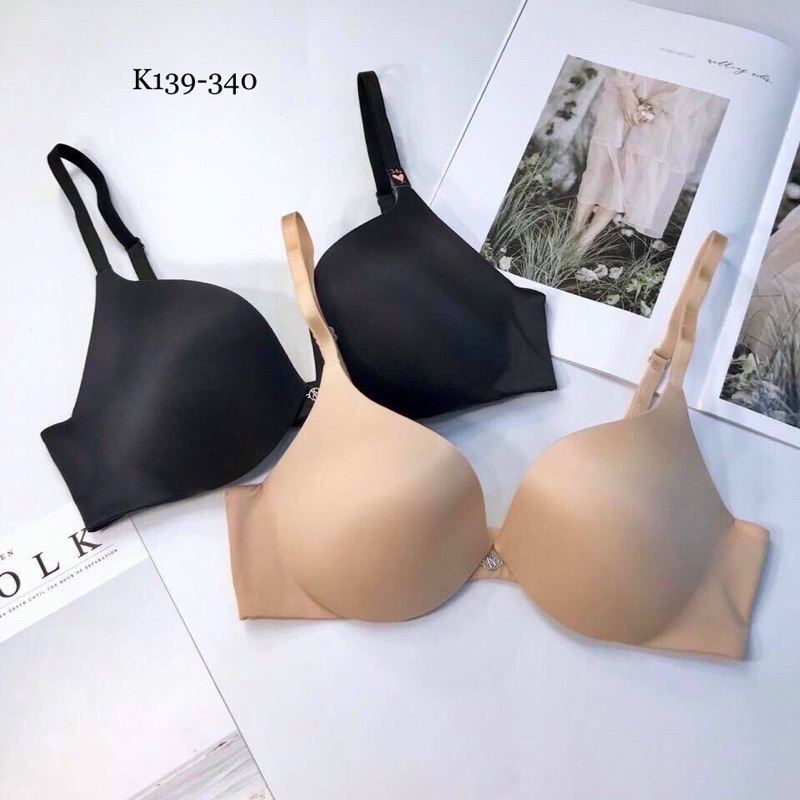 Áo Lót Nữ EMBRA Cao Cấp A015 VS Victoria Secret dư xịn Trơn Có Gọng Đệm Mỏng 1cm Form Áo Cực Đẹp EBALCG01