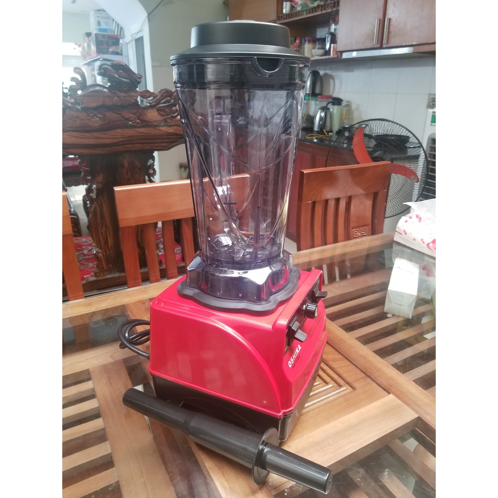 Máy xay sinh tố công nghiệp Nhật Bản OSHIKA HD-03 cực mạnh và nhuyễn 2500w , cối xay 3.8L
