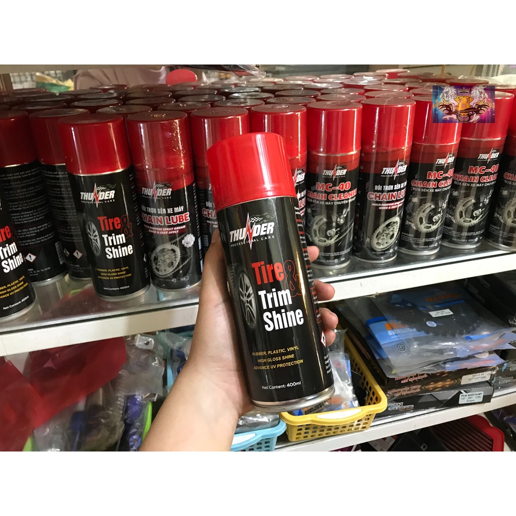 BỘ BA XỊT RỬA, DƯỠNG, BÔI TRƠN SÊNH THUNDER (HÀNG CÔNG TY) TẶNG KÈM CHỔI CHÀ SÊNH
