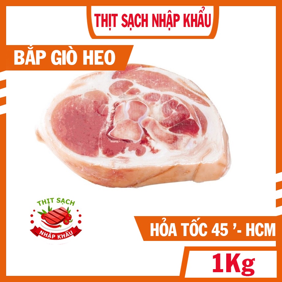 Bắp Giò Heo Cắt Khoanh Đóng Hút Chân Không ( 1kg )