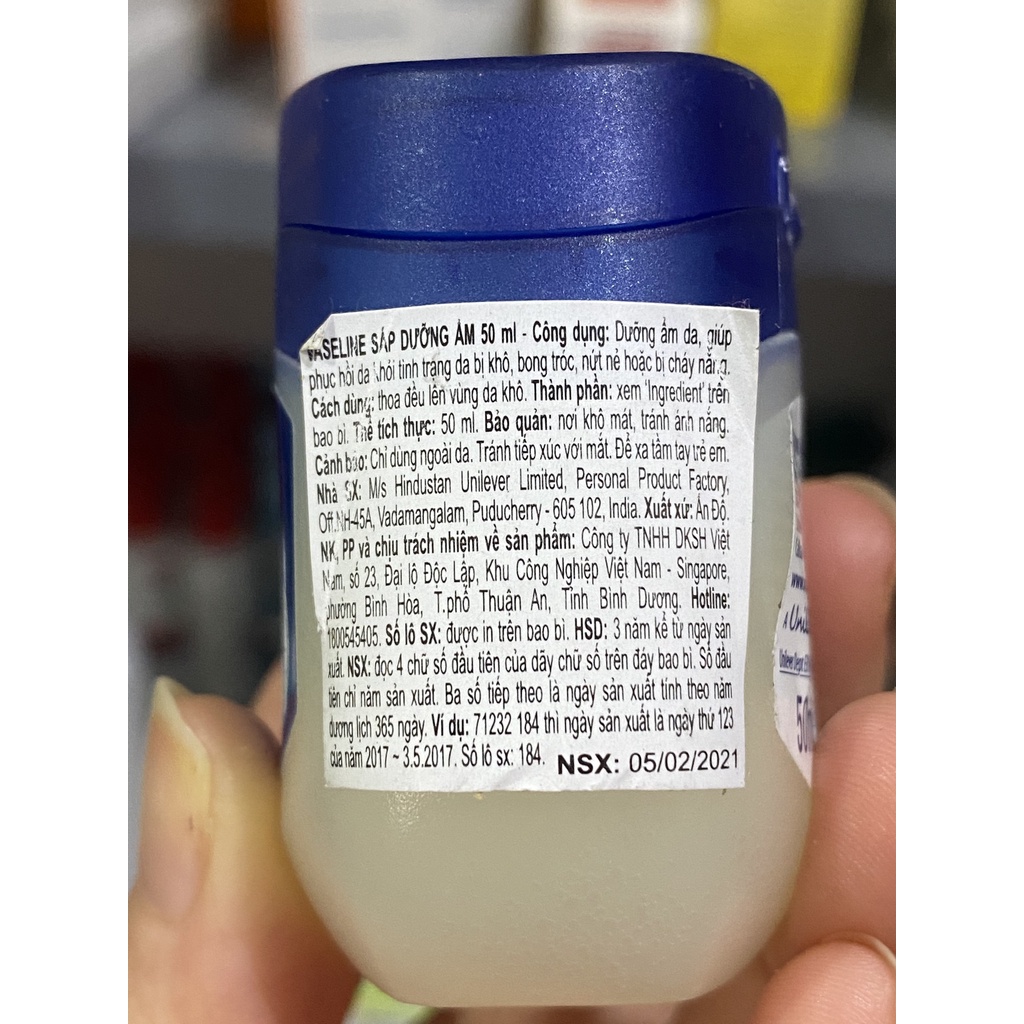 Sáp dưỡng ẩm Vaseline Healing Jelly Original 49g