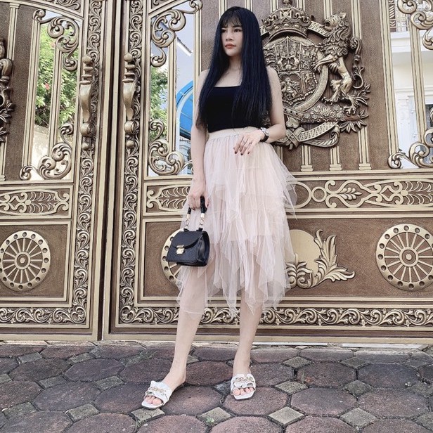 Chân Váy Voan Dài Màu Nude Siêu Xinh Hàng Loại 2 Freeship,Váy Voan Công Chúa Cạp Cao Sinh Viên Có Ảnh Thật Kèm Video | BigBuy360 - bigbuy360.vn