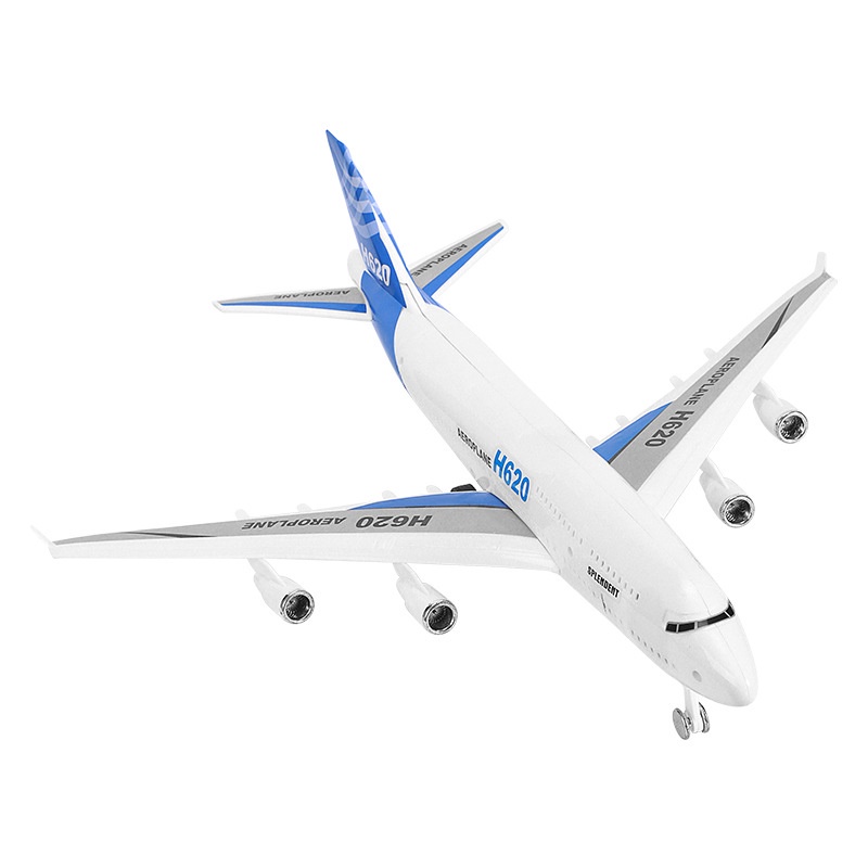 Mô Hình Máy Bay Airbus H620 Cỡ Lớn Có Đèn Và Âm Thanh Vui Nhộn Cho Bé