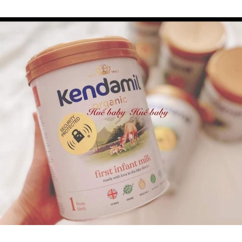 sữa kendamil organic số 1,2,3 lon 800g