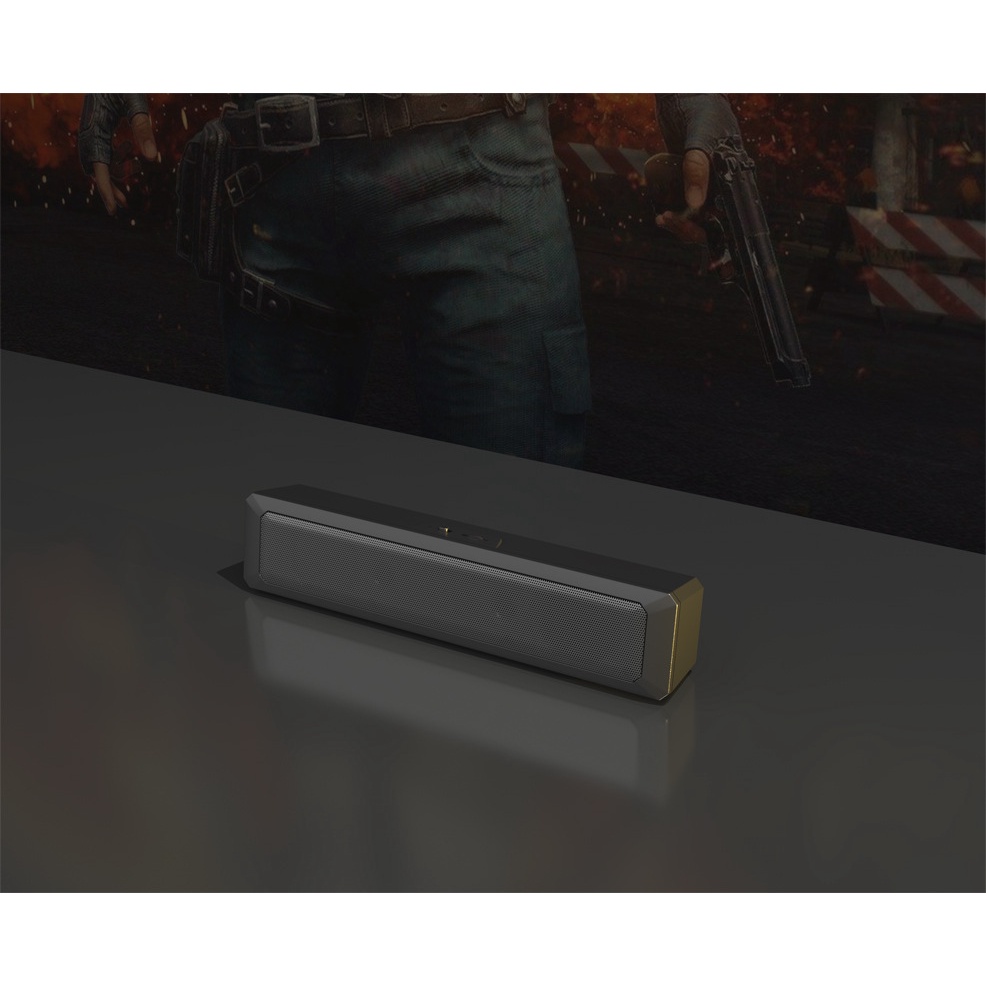 Loa Bluetooth A4 Không Dây Soundbar RGB Âm Thanh Vòm 3D Phiên Bản Đặc Biệt Dùng Cho Máy Tính Vi Tính, Có Đèn LED 2 mắt.