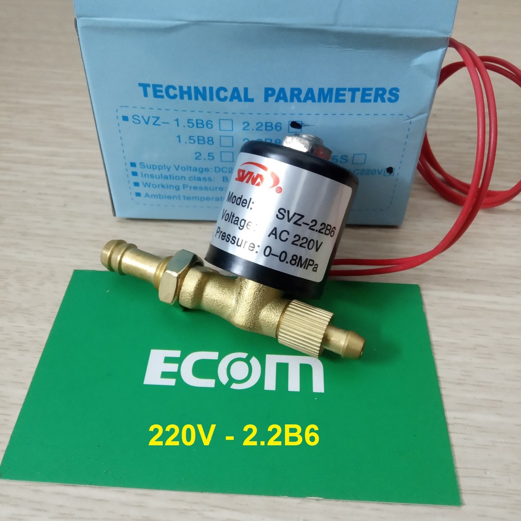 Van khí 220V dùng cho máy hàn tig