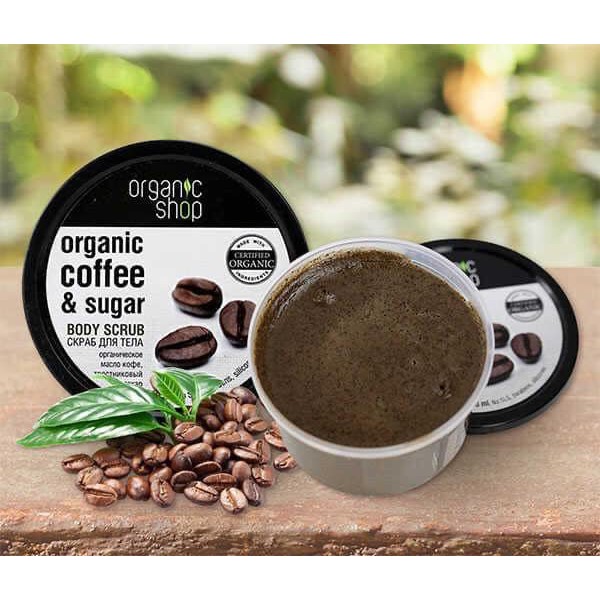 Tẩy Tế Bào Chết Body Organic Shop Coffee Sugar Body Scrub 250ml