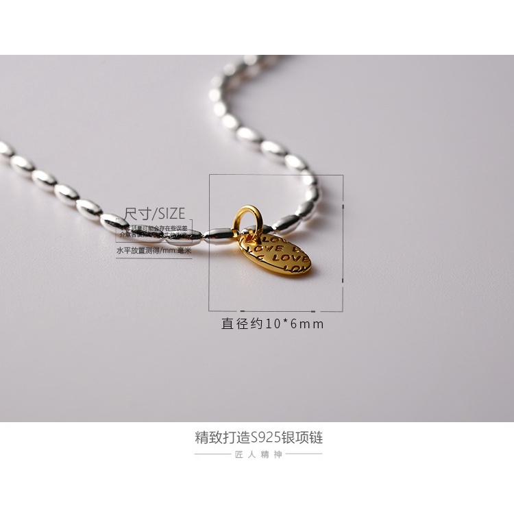 Hàng Mới Về Dây Chuyền Mặt Hình Oval Và Chữ Cái Thời Trang Mùa Hè Đơn Giản Dành Cho Nữ