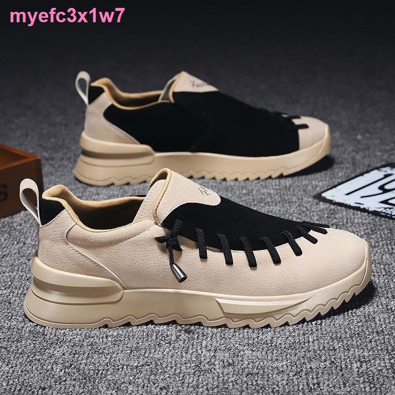 Giày namMen s Peas Shoes Summer Breathable Korea Sports Driving Walking Leisure Xu hướng giày thể thao lười nổi tiếng1