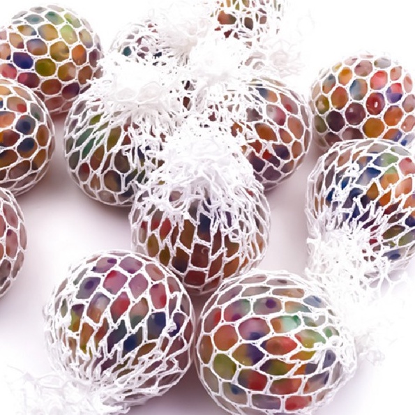 Đồ Chơi Bóng Lưới Bóp Nắn Mesh Quishy Ball Giải Tỏa Căng Thẳng Stress Đường Kính 6cm Chất Liệu Nhựa Dẻo
