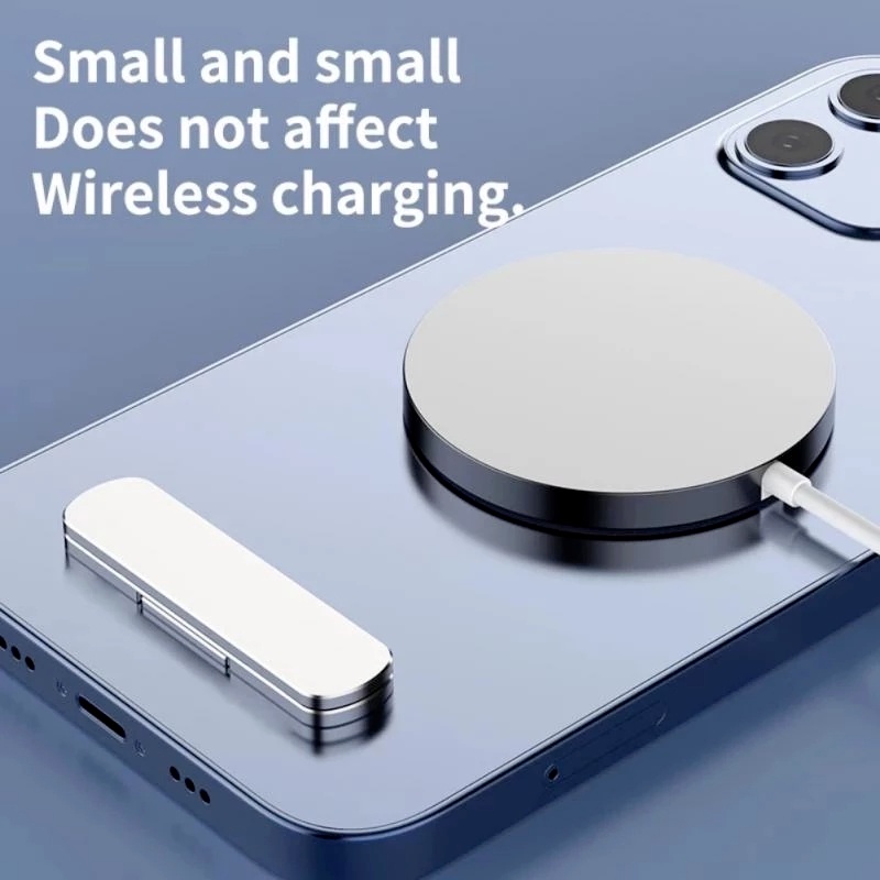 Giá Đỡ Điện Thoại/Máy Tính Bảng Bằng Kim Loại Tự Dính Đơn Giản Tiện Dụng