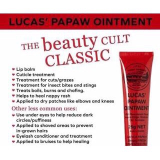 Kem Dưỡng Lucas’ Papaw Đa Năng (Úc)