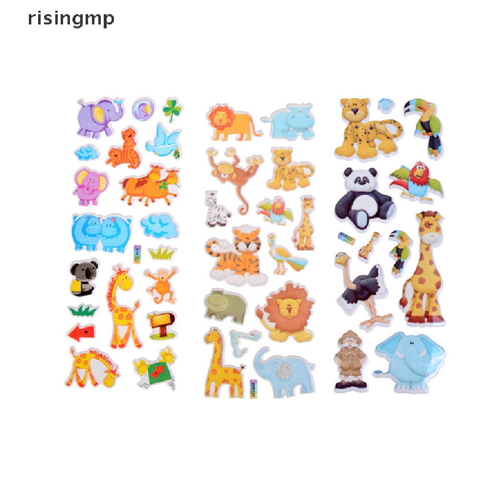 Sticker 3D Hình Sở Thú Hoạt Hình Bằng PVC Dễ Thương Cho Bé ♨Nóng Bỏng