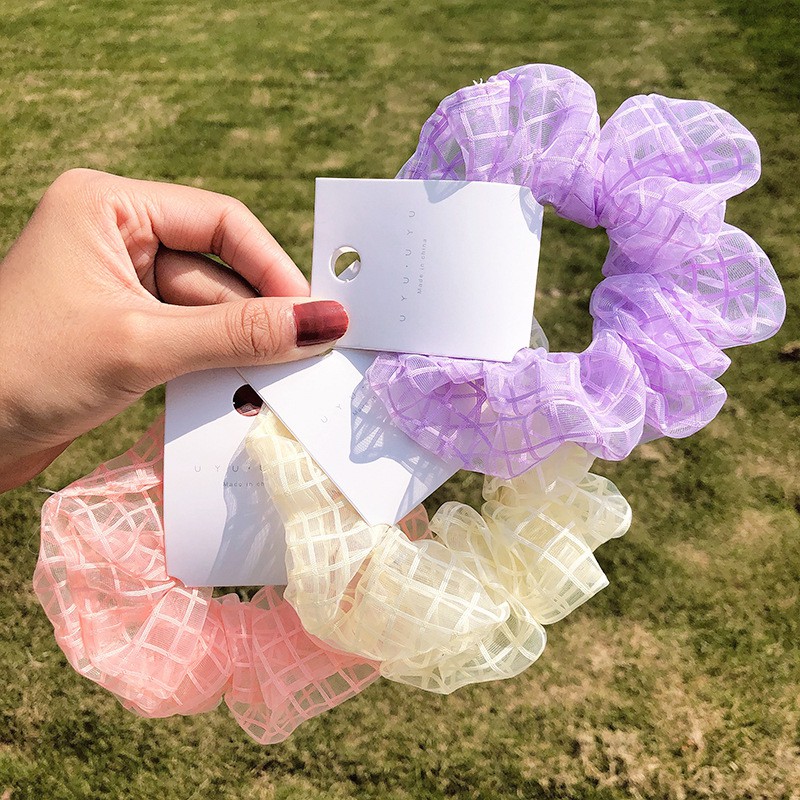 Dây Buộc Tóc Co Giãn Nhiều Màu Cho Nữ