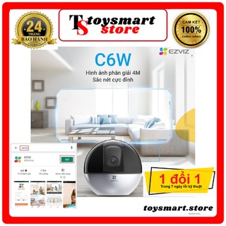Camera wifi ezviz ip không dây thông minh 2k 4mp c6w quay quét 360 độ