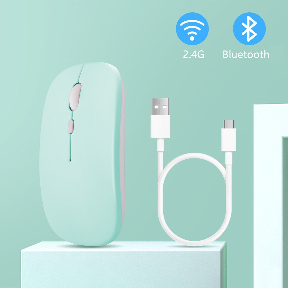 Chuột Bluetooth không dây sạc pin nhiều màu sắc cho điện thoại, iPad, Tablet, Macbook, Laptop - Tuấn Tú Case - CKD