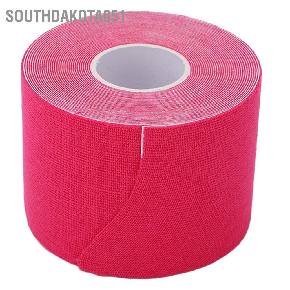 Southdakota051 6Pcs Sports Tape Muscle Non Woven Fabric Kinesiology 5cm Width 5m Length for Athletic