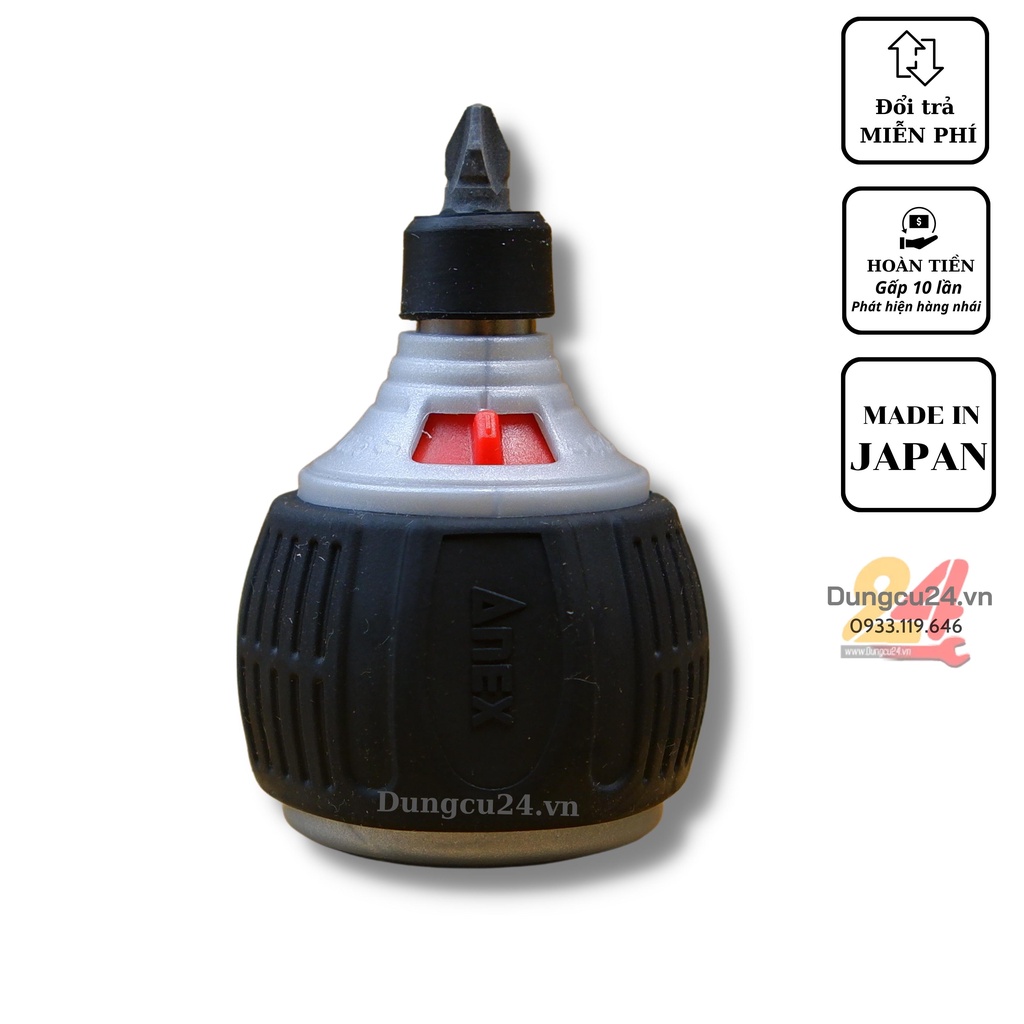 Tô vít ngắn tự động có bánh răng ANEX No.307-D AN040 Nhật Bản [ made in japan ]