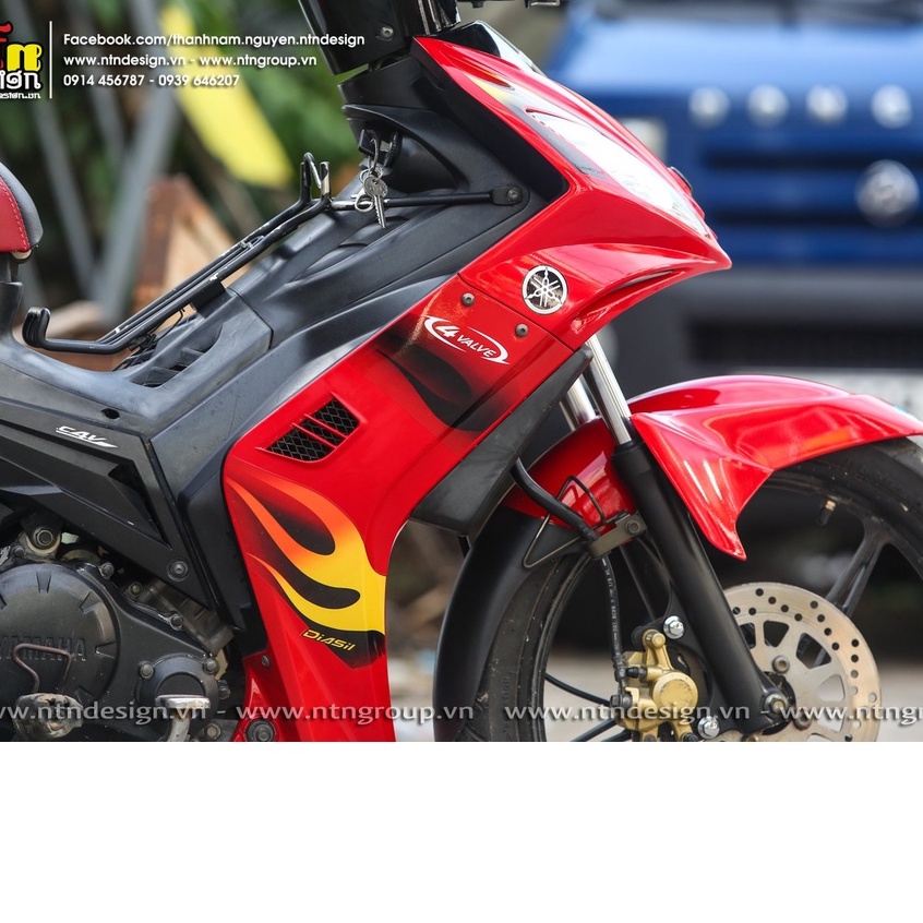 Tem rời Exciter 2006-2010 đỏ lửa , ảnh thực tế