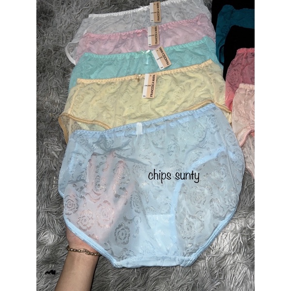 ❌ Combo 10 chiếc quần ren bông bigsize 70-90kg lụa mềm co dãn