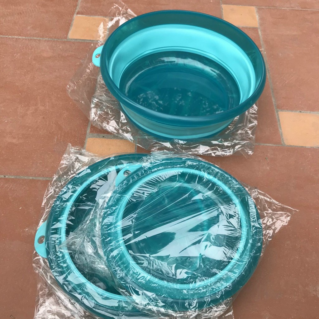 thau trộn mồi silicon gấp gọn sản phẩm bền