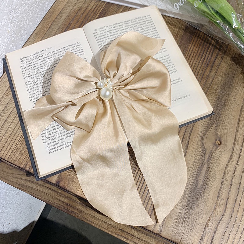 Kẹp tóc nơ ruy băng thời trang Hàn Quốc 2022