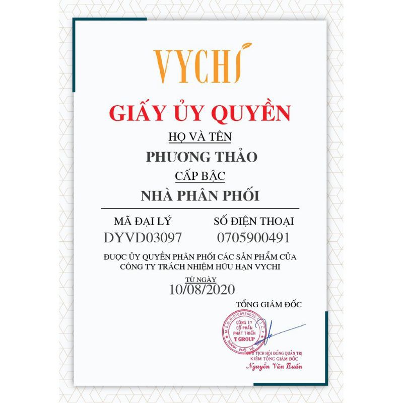 MẶT NẠ YẾN VYCHI CHÍNH HÃNG