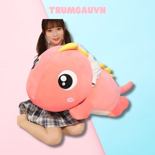 Khủng long đuôi tim - gấu bông dễ thương size 55cm - 70cm, gối ôm khủng long quà tặng đáng yêu cho bé