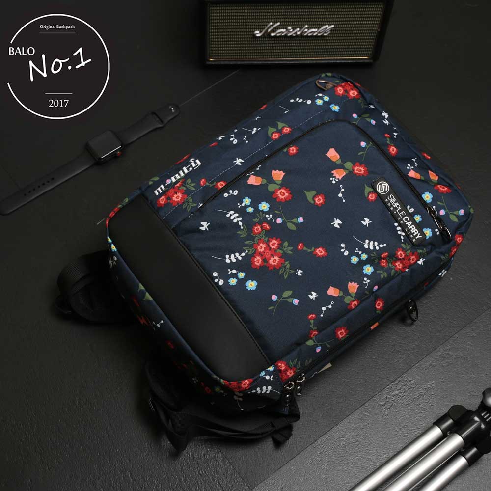 Balo Thời Trang Cao Cấp Simple Carry M – City Flower