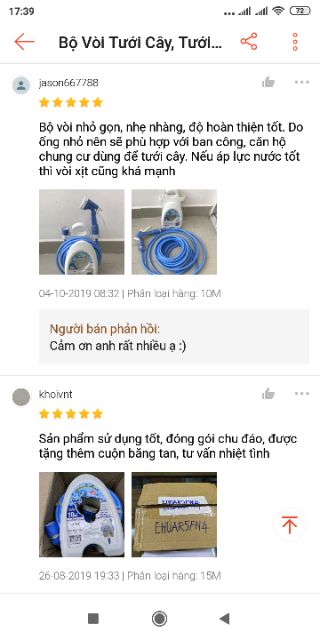 BỘ VÒI TƯỚI CÂY AQUAMATE NHẬP KHẨU ĐÀI LOAN 10m