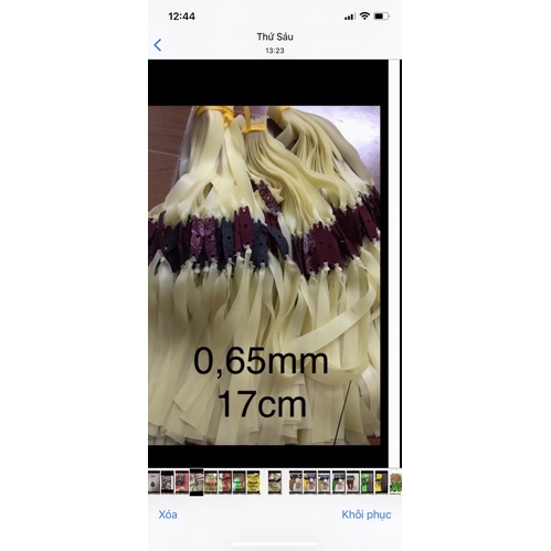 Dây thun ná cao cấp  0,65mm dài 17cm