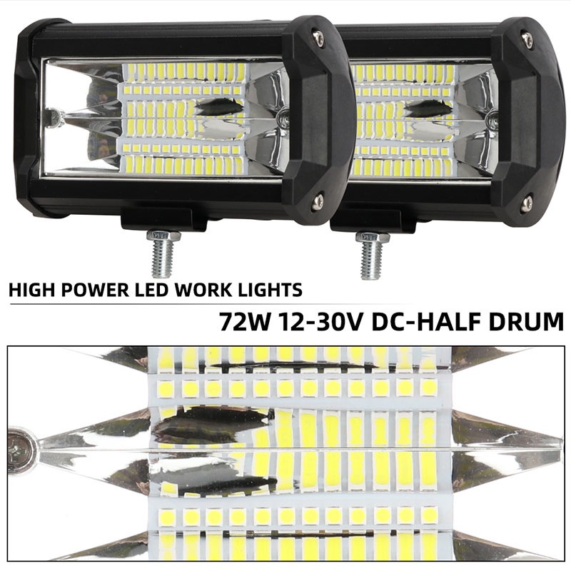 Thanh Đèn LED 48W Chuyên Dụng Cho Xe Hơi / Tàu Thuyền / Xe Tải SUV ATV