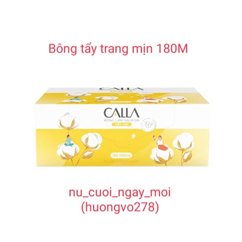 Bông  tẩy trang  MERILYNN  180 miếng